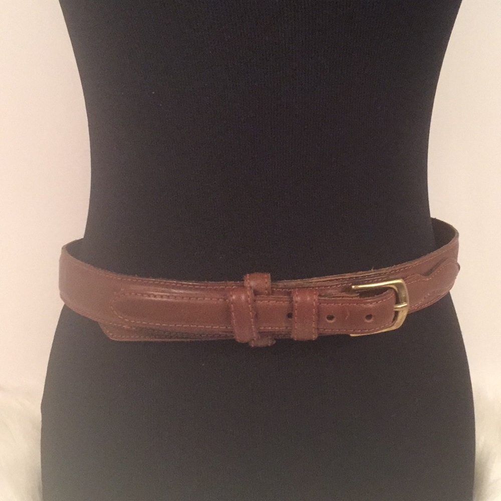 L. L Bean Leather Belt Size 32